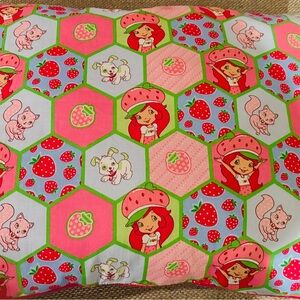 Strawberry Shortcake Pillow Rare Find Handmade 15”x20”